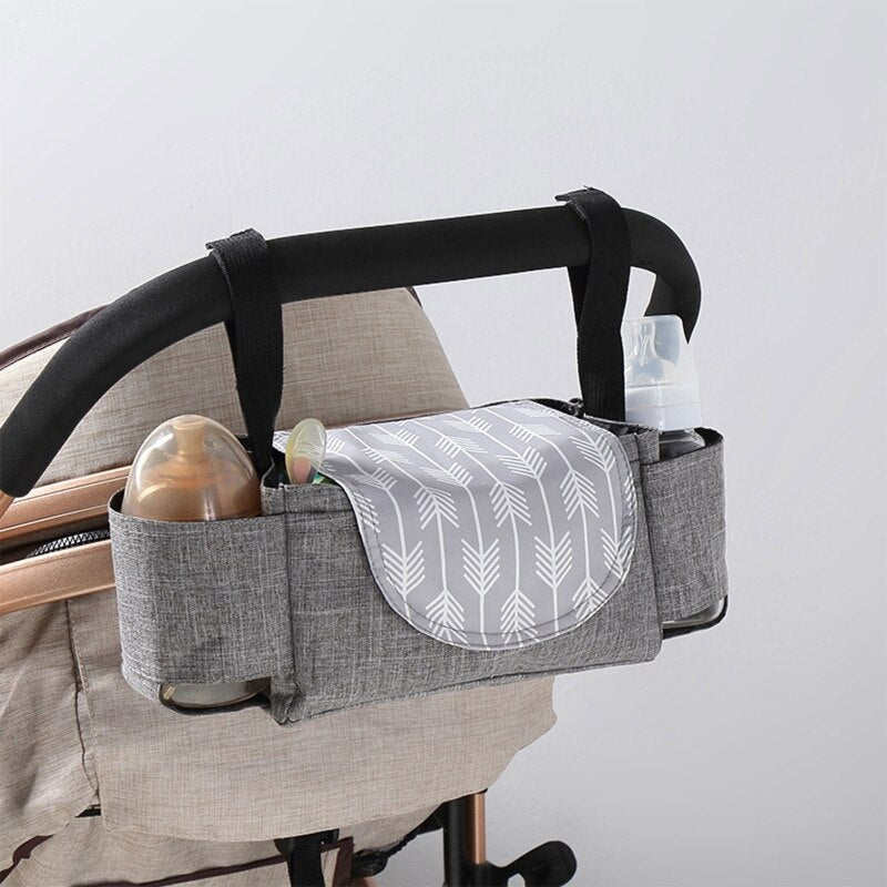 Universal Baby Stroller Storage Bag Toddler Buggy Pram Bottle Holder Organizer Multi-functional Pushchair Diaper Bag Mummy Bag - Provence Home Living Store