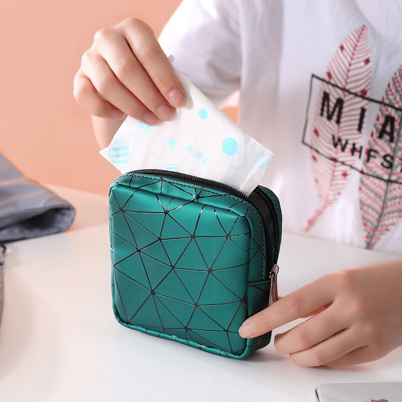 Waterproof Sanitary Pad Bags Multifunctional Organizer Bag For Travel，Tampon Storage Bag Portable Makeup Key Earphone Organizer - Provence Home Living Store