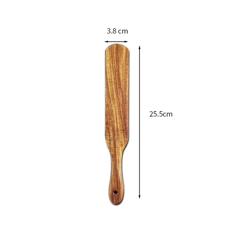 Wooden Spatula Kitchen Tableware Rice Spoon Salad Spatula Baking Scraper Cooking Mixing Rice Shovel Non-Stick Kitchen Tools - Provence Home Living Store