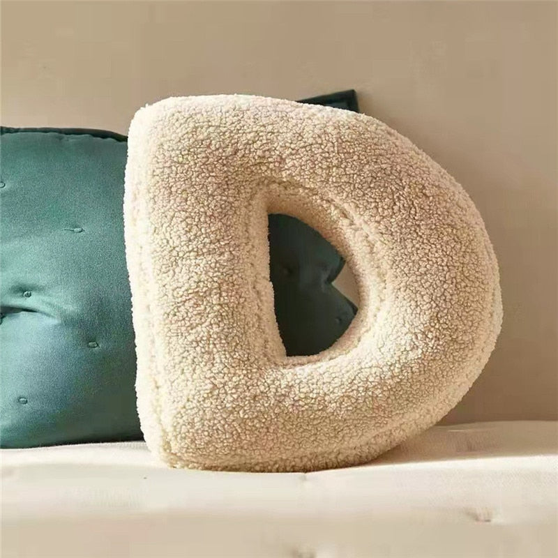 INS Nordic 26 English Letters Throw Pillow DIY Name Bed Sofa Cushion Baby Sleep Pillows Toys Kids Room Decorations Photo Props - Provence Home Living Store