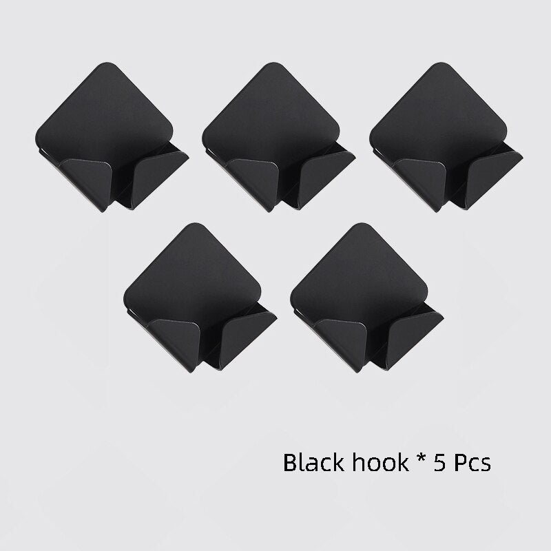 Wall Storage Aluminum Alloy Hook Plug Socket Holder Home Wire Plugs Adhesive Hanger Home Office Storage Racks Bathroom - Provence Home Living Store