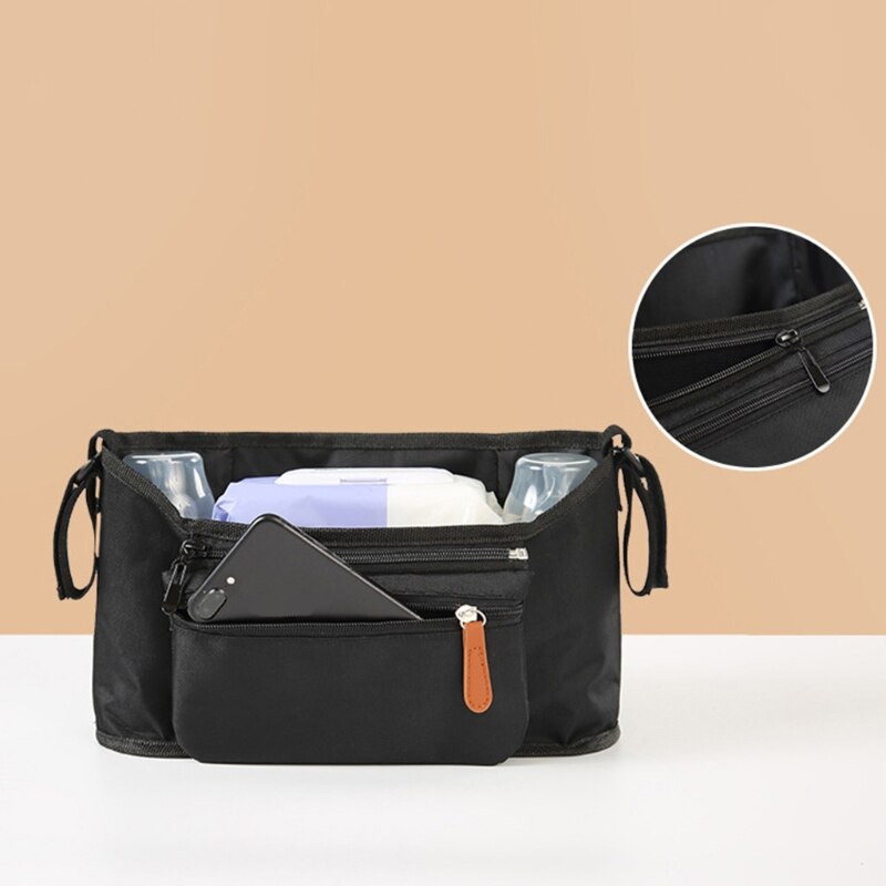 Baby Stroller Bag Universal Wearproof Diaper Nappy Bag Multi-Pocket Mummy Travel Bag Holder Cup Organizer for Newborn Pram Cart - Provence Home Living Store