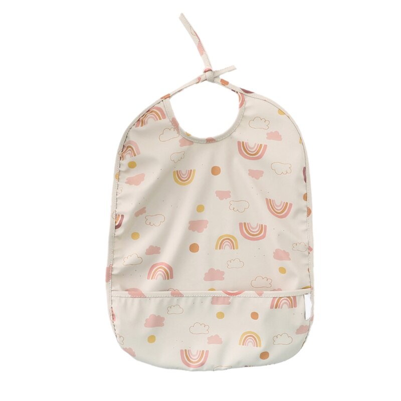 Cartoon Waterproof Baby Bibs BPA-Free Baby Starter Feeding Burp Cloths Infant Feeding Apron Smock for Newborn Dinner Lunch Bib - Provence Home Living Store