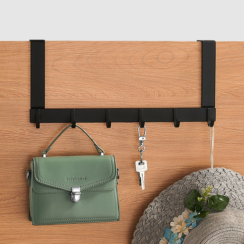 Hooks Over The Door Hook Home Bathroom Organizer Rack Clothes Coat Hat Towel Hanger New Bathroom Kitchen Accessories Holder - Provence Home Living Store