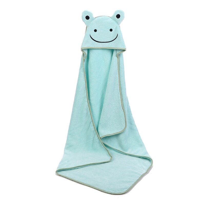 Baby Poncho Bath Towel Velvet Fleece Hood Infant Towels Blanket Newborn Towel XXFE - Provence Home Living Store