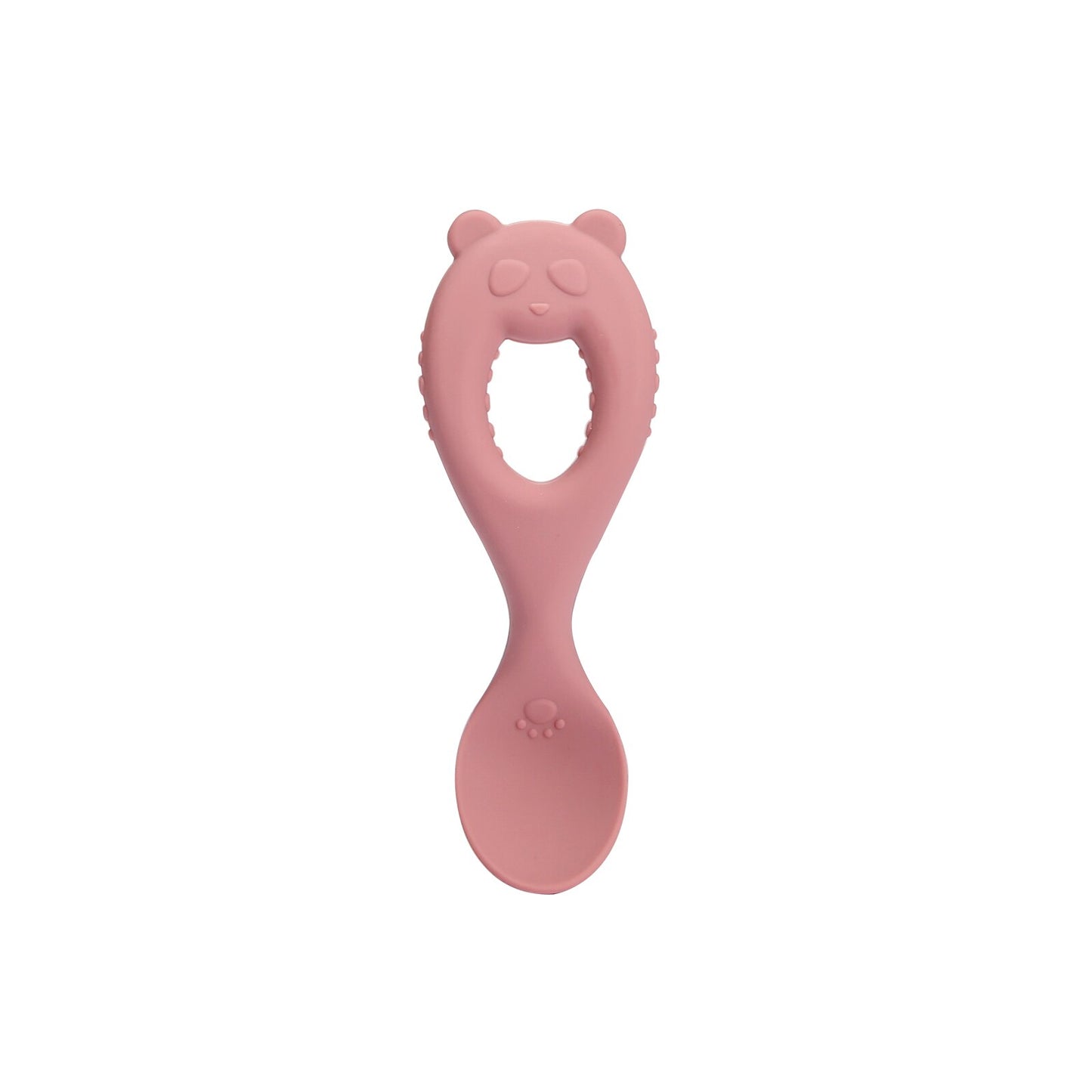 4 Colors Baby Silicone Spoon Creative Bear Feeding Tableware Non-Slip Baby Learning Care Product Food Grade Waterproof Tableware - Provence Home Living Store