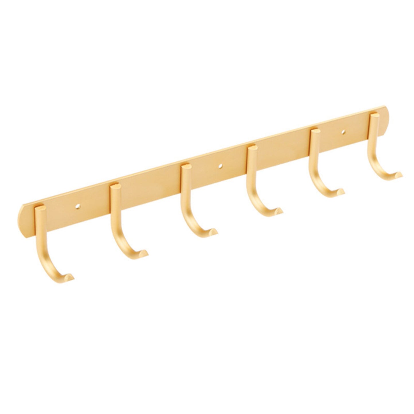 New Punch-free 3/4/5/6/7 Hooks Wall Mounted Coat Hanger Rack Aluminum Alloy Towel Keys Hook Organizer Over the Door Wall Hook - Provence Home Living Store