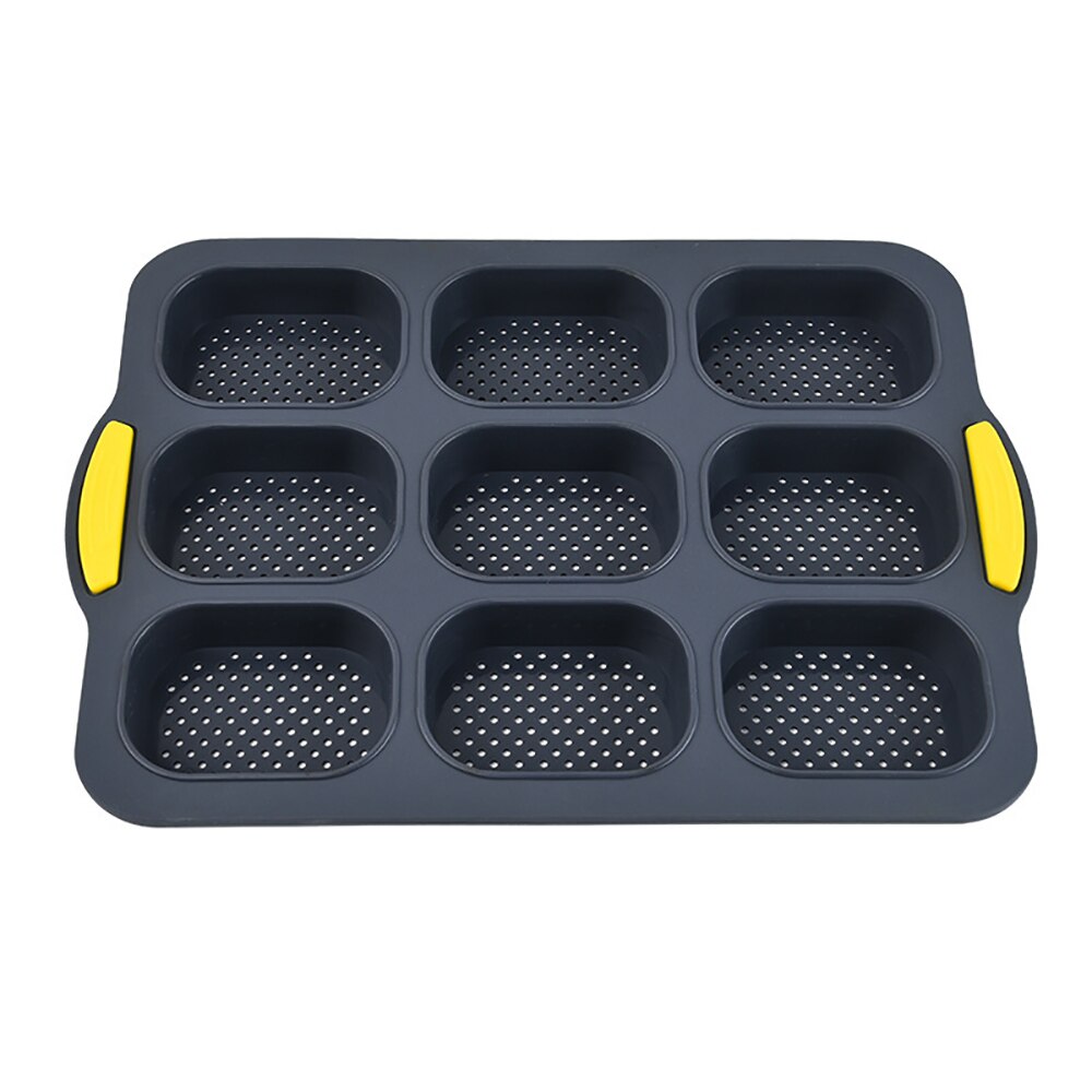 9 Grid Baguette Mold Baking Silicone Mold DIY Bread Pan Mold  Non-stick Food Grade Tools Bakery Accessories French DIY Bun Mold - Provence Home Living Store