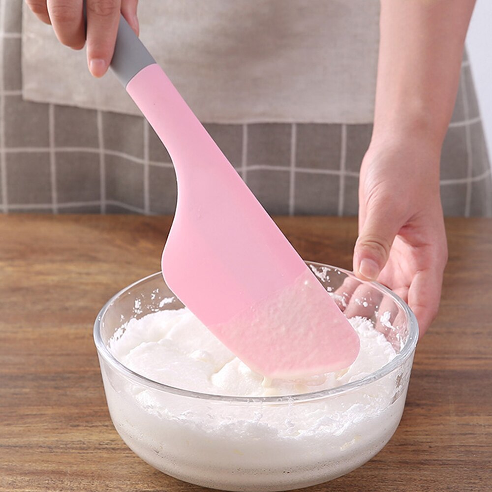 Silicone Cake Cream Spatula Non Stick Omelette Spatula Butter Scraper Flour Mixing Heat Resistant Pastry Scraper Baking Tools - Provence Home Living Store