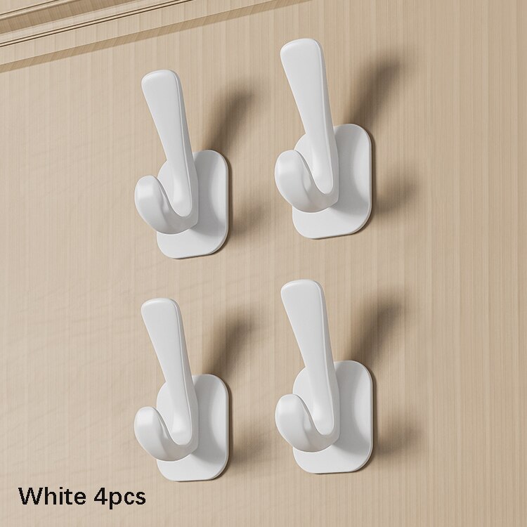 Multi-purpose Wall Hook Door Keys Cloth Coat Hook Bathroom Towel Robe Hanger Hook Handbag Hook Adhesive Home Storage Hook - Provence Home Living Store