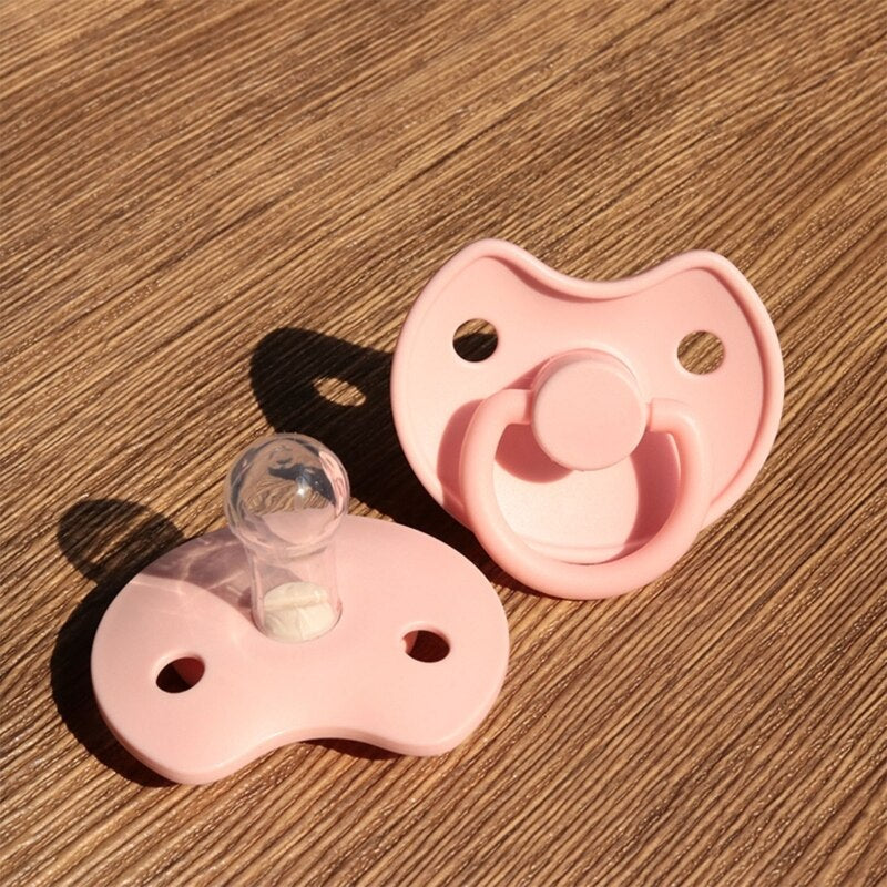 BPA Free Silicone Baby Pacifier Soft Safe Food Grade Newborn Nipples Appease Pacifier Toddlers Teether Baby Feeding Items - Provence Home Living Store