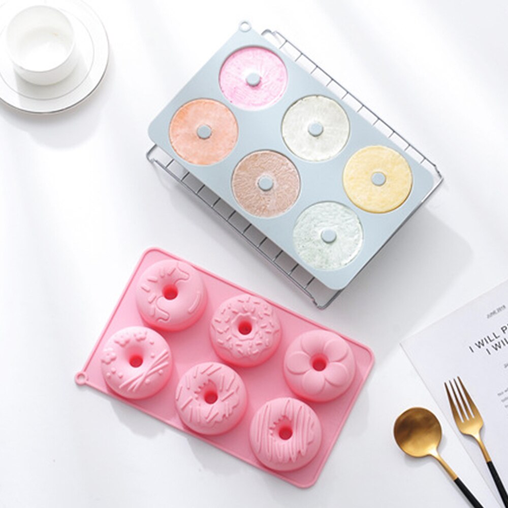 Silicone Donut Mold Non-Stick Doughnut Pastry Molds Baking Pan Chocolate Cake Dessert DIY Biscuit Bagels Muffins Donuts Maker - Provence Home Living Store