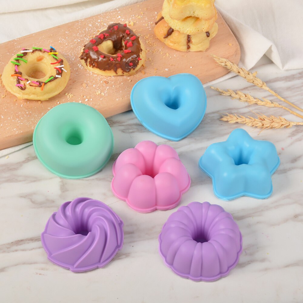 24pcs/set Silicone Cake Mold Multi Shaped Muffin Cupcake Baking Molds Kitchen Cooking Bakeware Maker DIY Cake Decorating Tools - Provence Home Living Store