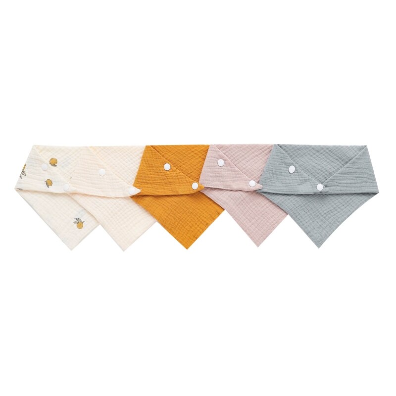 5 Pcs/set Soft Cotton Baby Face Towel Bath Towel Absorbent Gauze Newborn Burp Cloths Kids Washcloth Handkerchief Feeding Towel - Provence Home Living Store