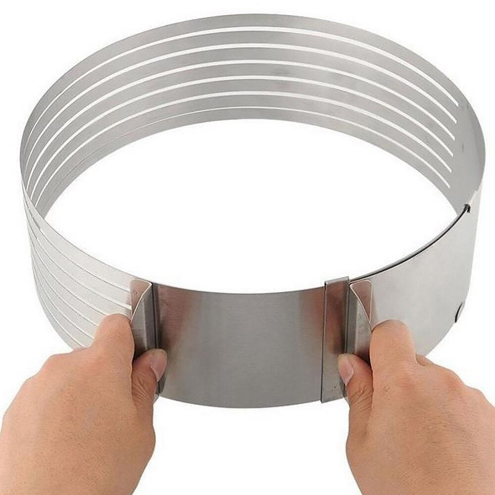 16-20CM Adjustable Cake Cutter Slicer Mold Round Shape Bread Cake Slicer Cutting Fixator Layer Kitchen Baking Cooking Accessorie - Provence Home Living Store