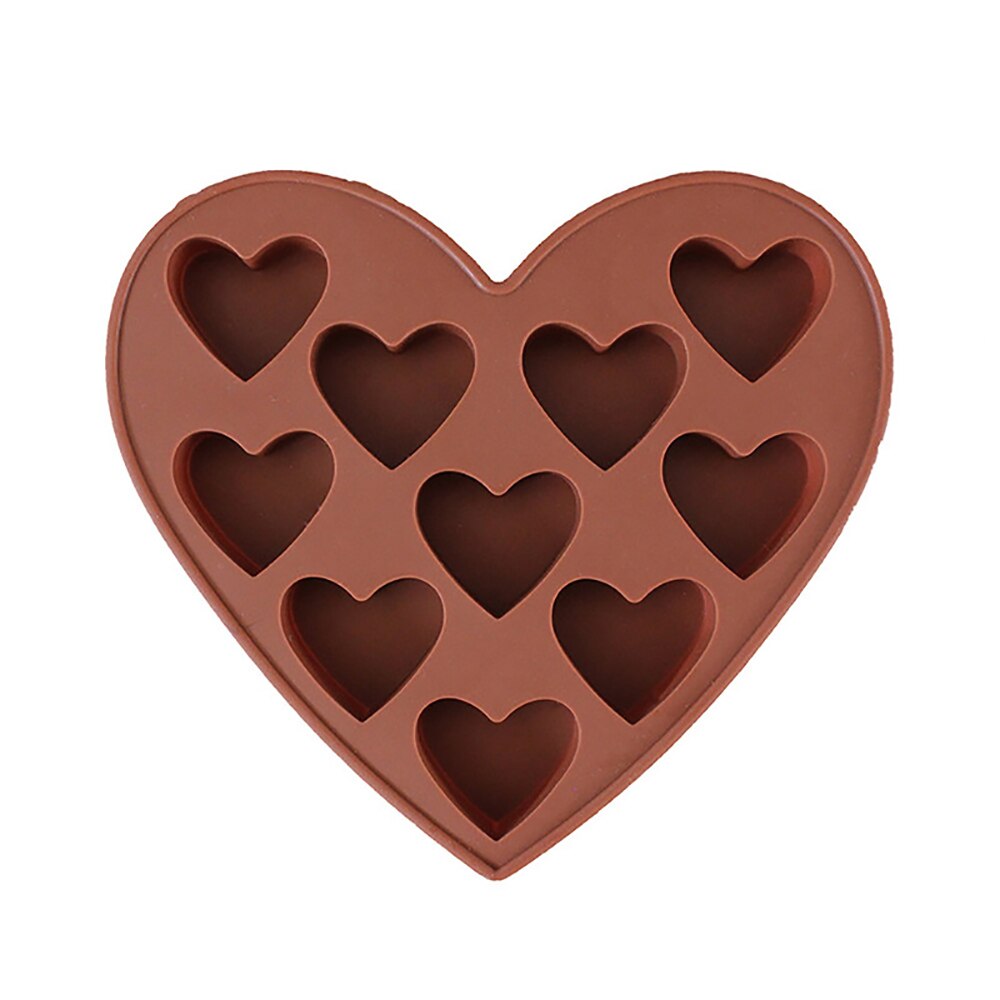 Silicone Cake Mold 10-Cavity Love Heart Shaped DIY Silicone Molds Fondant Cake Chocolate Mold For Kitchen Accessories Mold - Provence Home Living Store