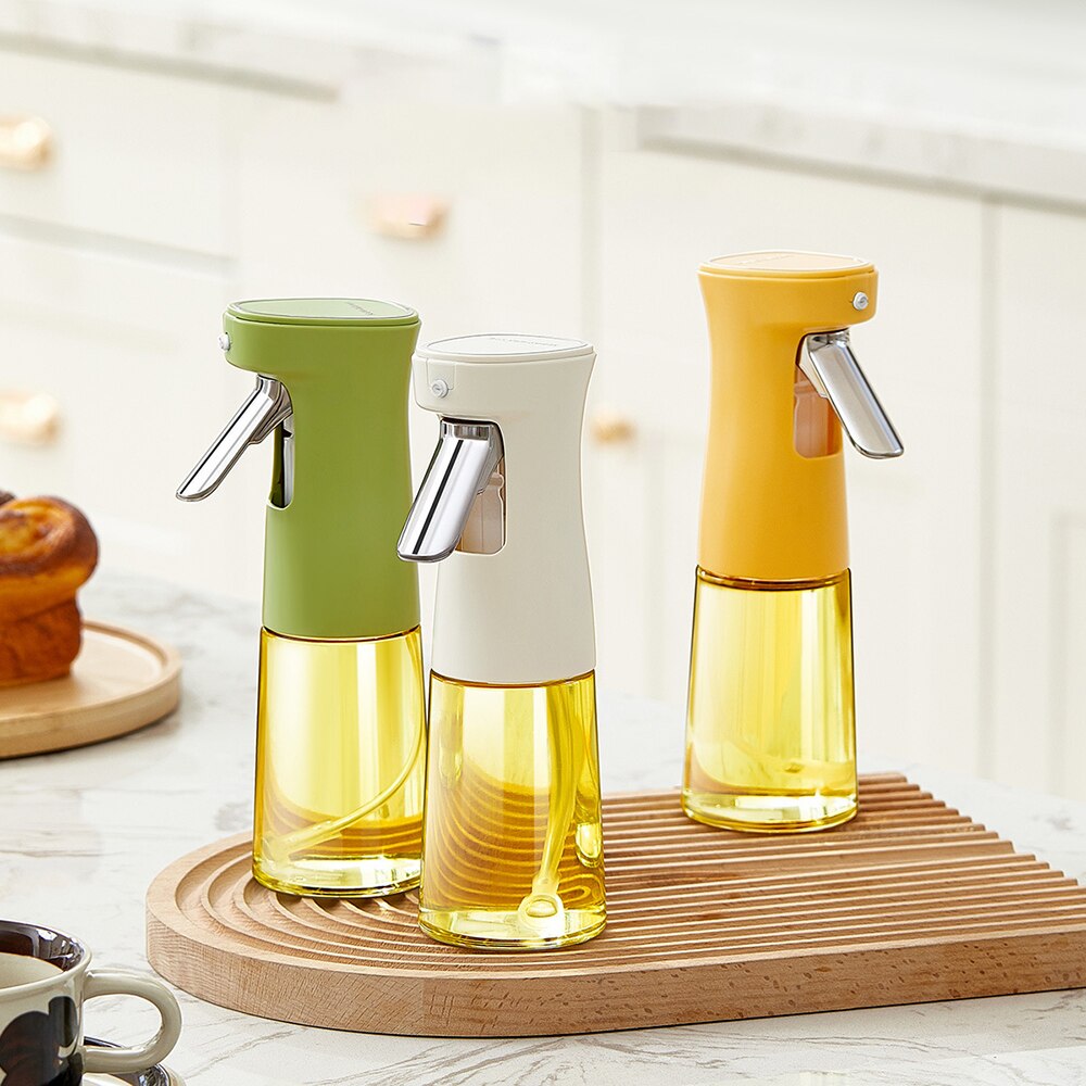 240ml Oil Bottle Kitchen Oil Spray Bottle Barbecue Spray Bottle for Cooking BBQ Picnic Tools Cooking Baking Vinegar Mist Sprayer - Provence Home Living Store