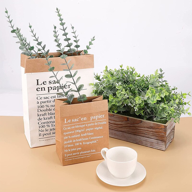 Fake Plants Vines Leaves Decor Artificial Leaves Faux Greenery Stems Branches for Wedding Plant DIY Vase Home Decoration - Provence Home Living Store