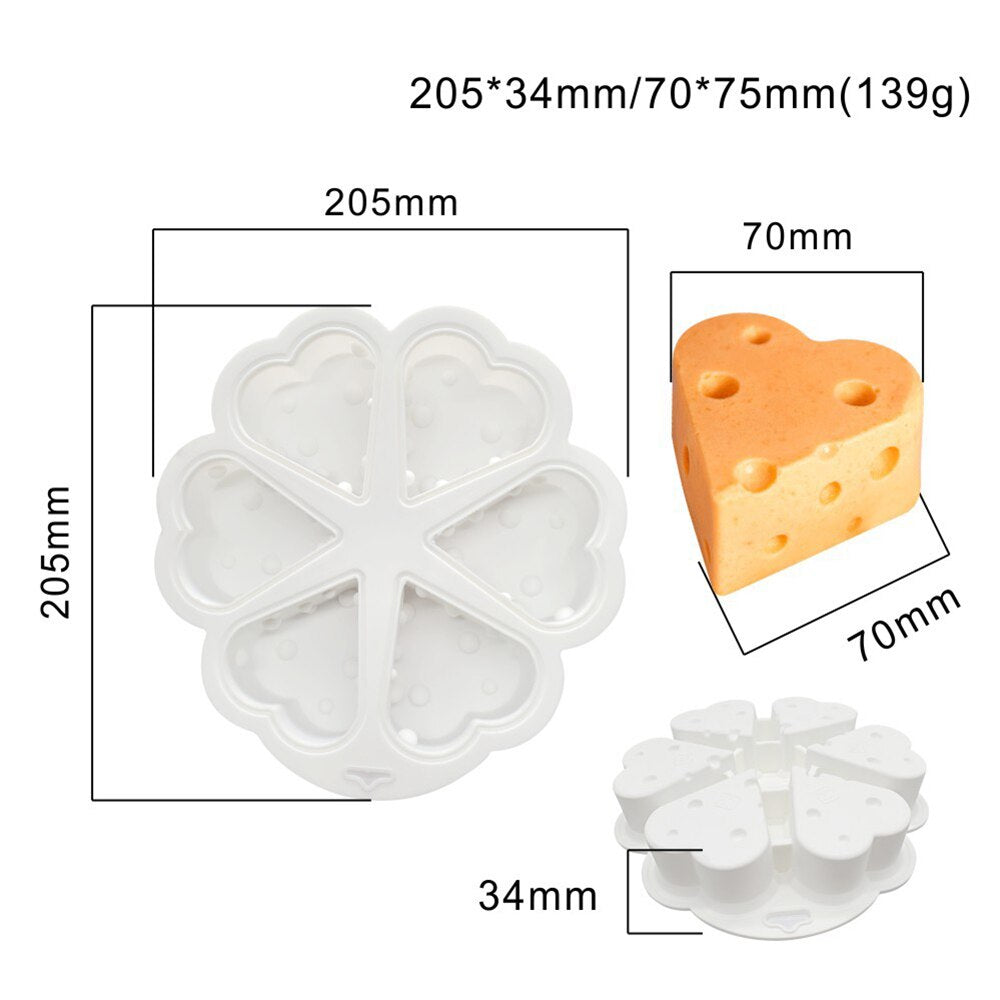 Cheese Silicone Cake Mold Mousse Jelly Pudding Chocolate Mould Ice Cream Bread Dessert Baking Bakeware Decorating Tools - Provence Home Living Store