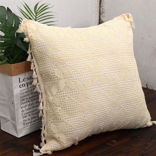 Big sale European pillow covers decorative Rustic couch cushion cover Handmade cotton pillow cover sofa throw pillows - Provence Home Living Store