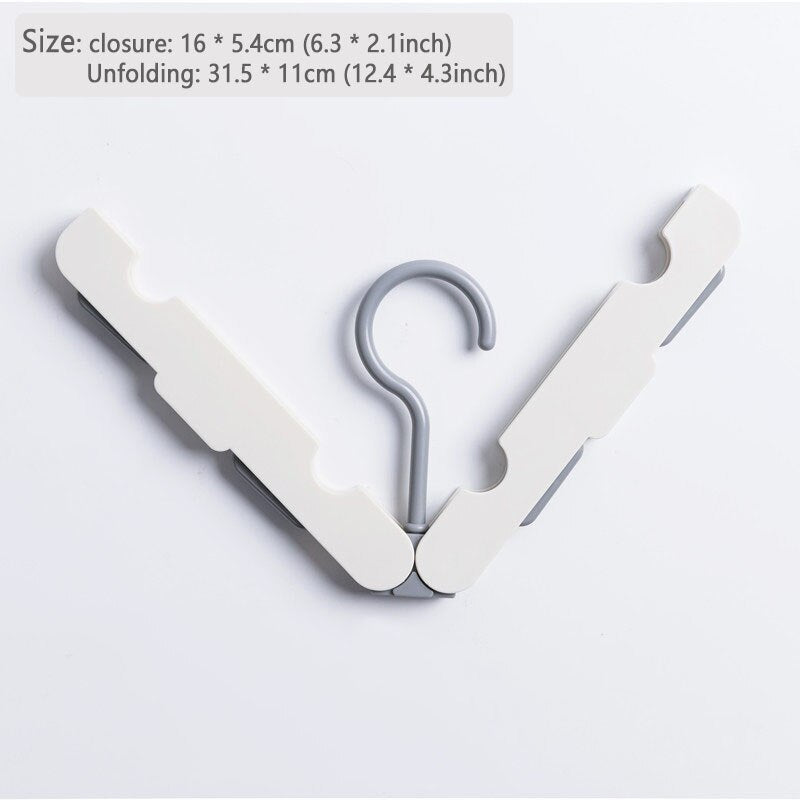 1pcs Travel Clothes Rack Hanger Portable Durable Folding Clothes Hanger Multifunction Underwear Drying Rack Wardrobe Storage - Provence Home Living Store