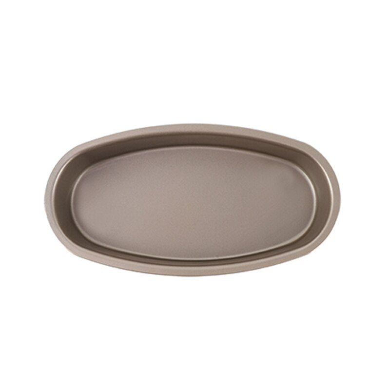 23cm Oval Nonstick Pans Carbon Steel Cake Mold Cheesecake Bread Loaf Pan Baking Mould Pie Tin Tray Bakeware Kitchen Accessories - Provence Home Living Store