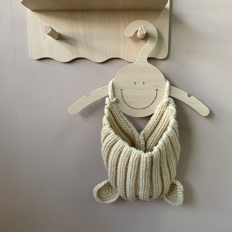 INS Nordic Wooden Baby Clothes Hanger Wall Hanging Coats Rack Storage Organizer Children&#39;s Clothing Display Holder Photo Props - Provence Home Living Store