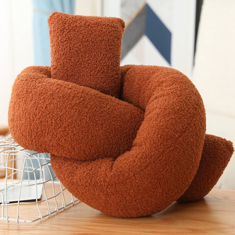 INS Nordic Luxury Flower Knot Ball Plush Pillow Baby Bed Cushion Living Room Sofa Decorative Throw Pillows Kids Toys Photo Props - Provence Home Living Store