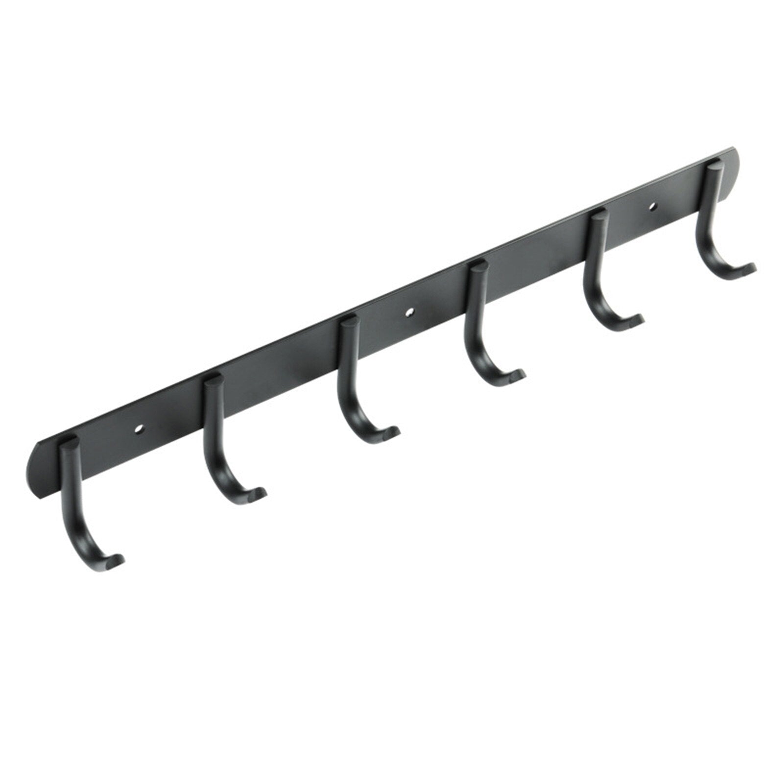 New Punch-free 3/4/5/6/7 Hooks Wall Mounted Coat Hanger Rack Aluminum Alloy Towel Keys Hook Organizer Over the Door Wall Hook - Provence Home Living Store