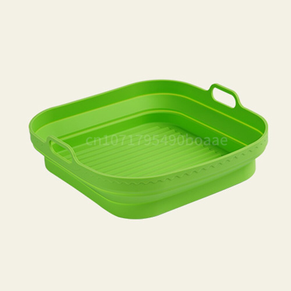 8 inch Foldable Air Fryer Silicone Pot Tray Reusable Air Fryers Silicone Basket Liners for AirFryer Oven Baking Accessories - Provence Home Living Store