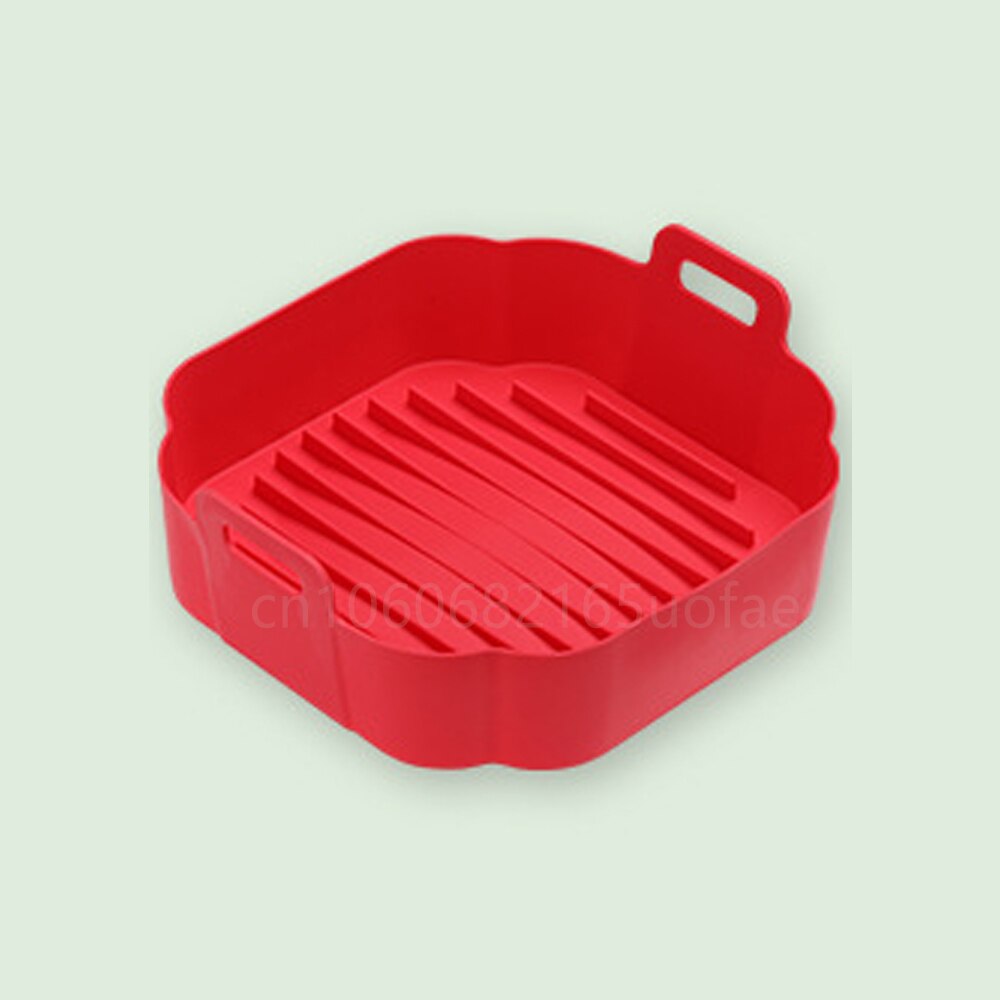 Silicone Air Fryer Liner 8.5inch Reusable Baking Basket Non-Stick Pizza Chicken Plate Grill Pan Kitchen Airfryer Accessories - Provence Home Living Store