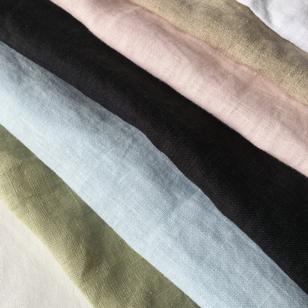 100% French Linen Fabric 280cm Width Use for Breathable Garment Bedding Sets Tablecloth Napkins Table Runner Curtains Clothing - Provence Home Living Store