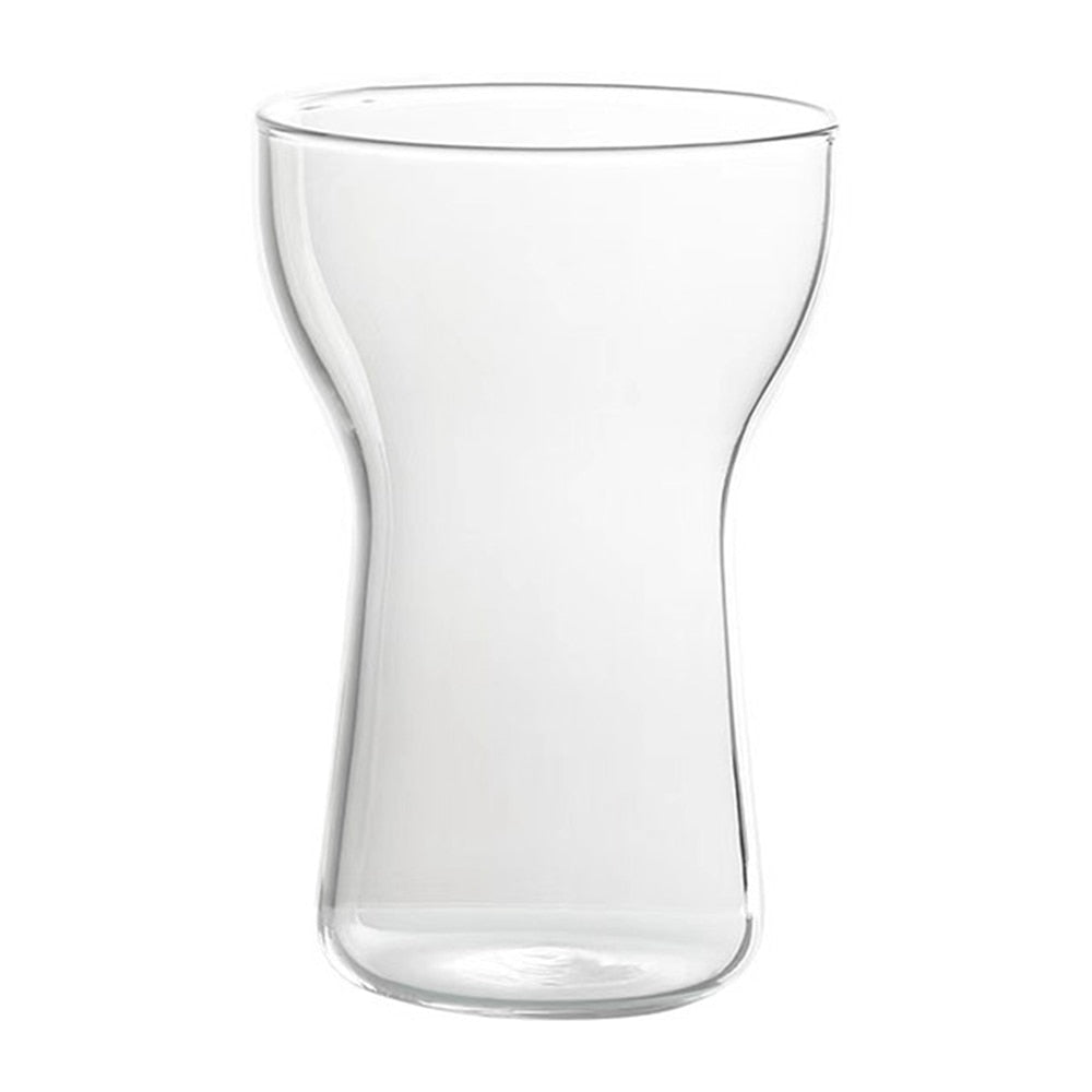 Simple Glass Coffee Cup Transparent Cold Drink Large-capacity Milk Juice Tea Drink Water Mousse Cups Wine Glass Beer Mug - Provence Home Living Store