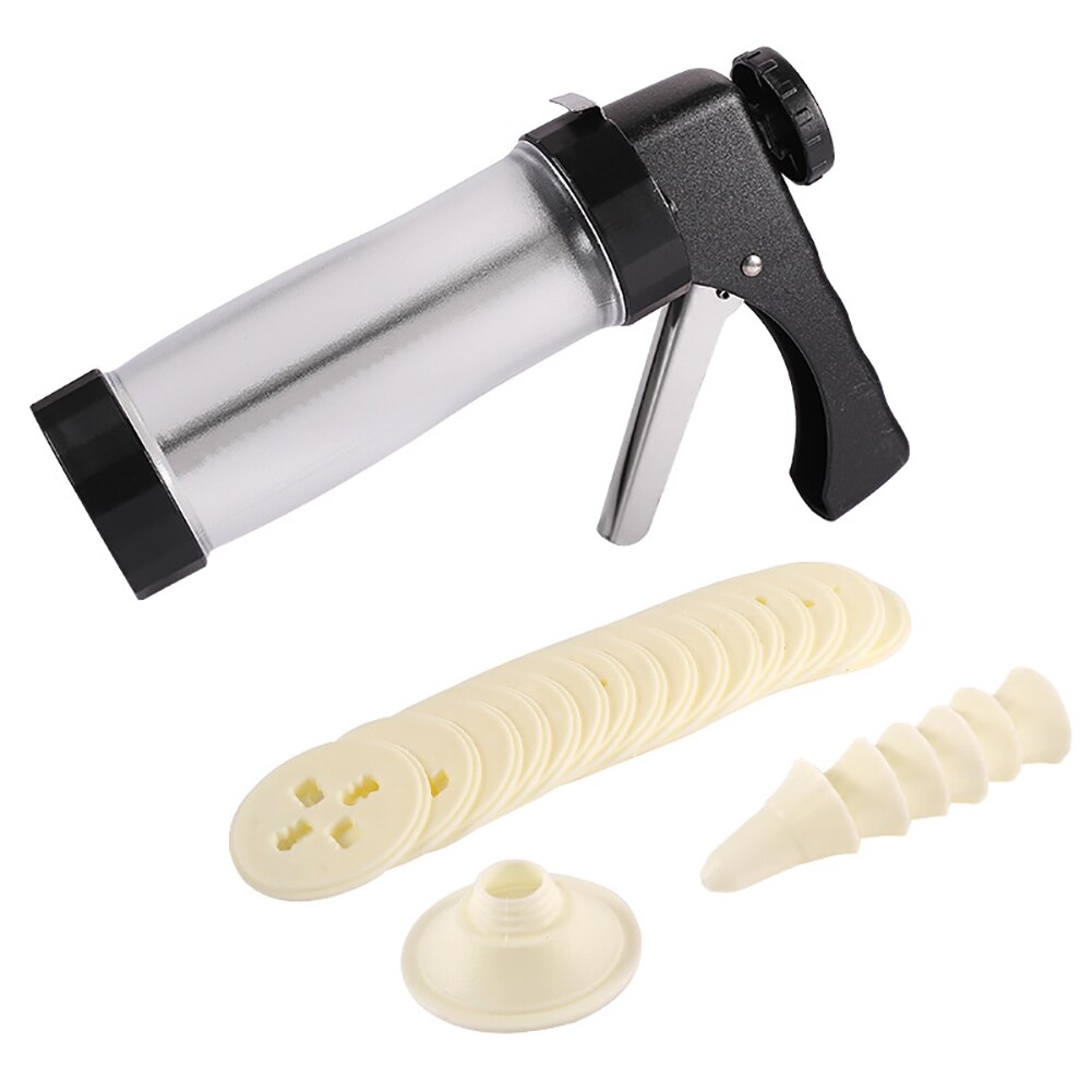 22Pcs Nozzle Cookie Press Kit Cookie Cutter Mold Gun DIY Pastry Syringe Cookie Making Biscuit Maker Baking Tools Accessories - Provence Home Living Store