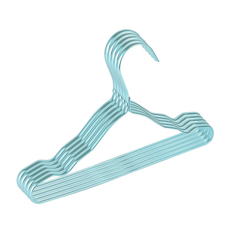 5pcs Children Hanger Baby Clothes Traceless Non-slip Aluminum alloy Clothes Hanger for Kids Household Hanger Closet Storage Rack - Provence Home Living Store