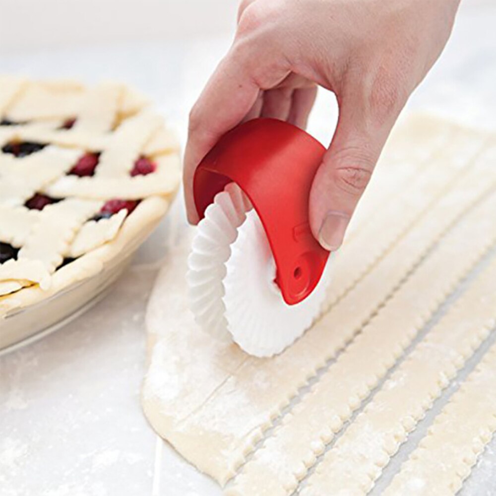 Pizza Pastry Lattice Cutter Pastry Pie Decor Cutter Plastic Wheel Roller For Pizza Pastry Pie Crust Kitchen Baking Cutter Tools - Provence Home Living Store