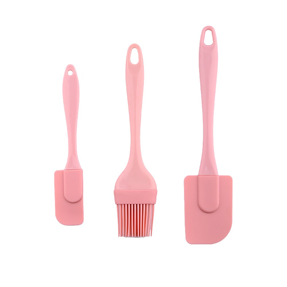 3PCS/Set Cream Scraper DIY Bread Cake Butter Spatula Mixer Oil Brush Non-stick Silicone Spatula Kitchen Baking Tools - Provence Home Living Store