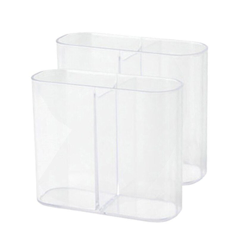 Plastic Makeup Organizer Bathroom Storage Box Desktop Make Up Jewelry Cosmetic Storage Case Sundries Table Container Organizer - Provence Home Living Store