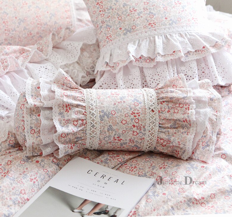 Cute throw pillows Lace cushion decorative bedding pillow European candy cushion princess ruffle lumbar pillow sofa pillows - Provence Home Living Store