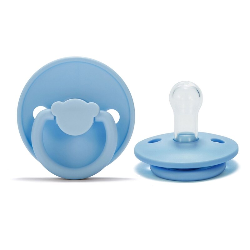 BPA Free Silicone Baby Pacifier Soft Safe Food Grade Newborn Nipples Appease Pacifier Toddlers Teether Baby Feeding Items - Provence Home Living Store