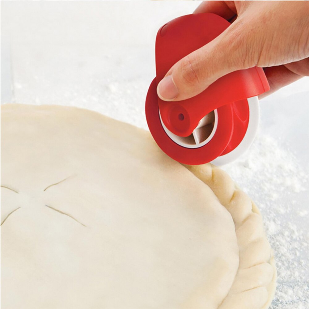 Pizza Pastry Lattice Cutter Pastry Pie Decor Cutter Plastic Wheel Roller For Pizza Pastry Pie Crust Kitchen Baking Cutter Tools - Provence Home Living Store