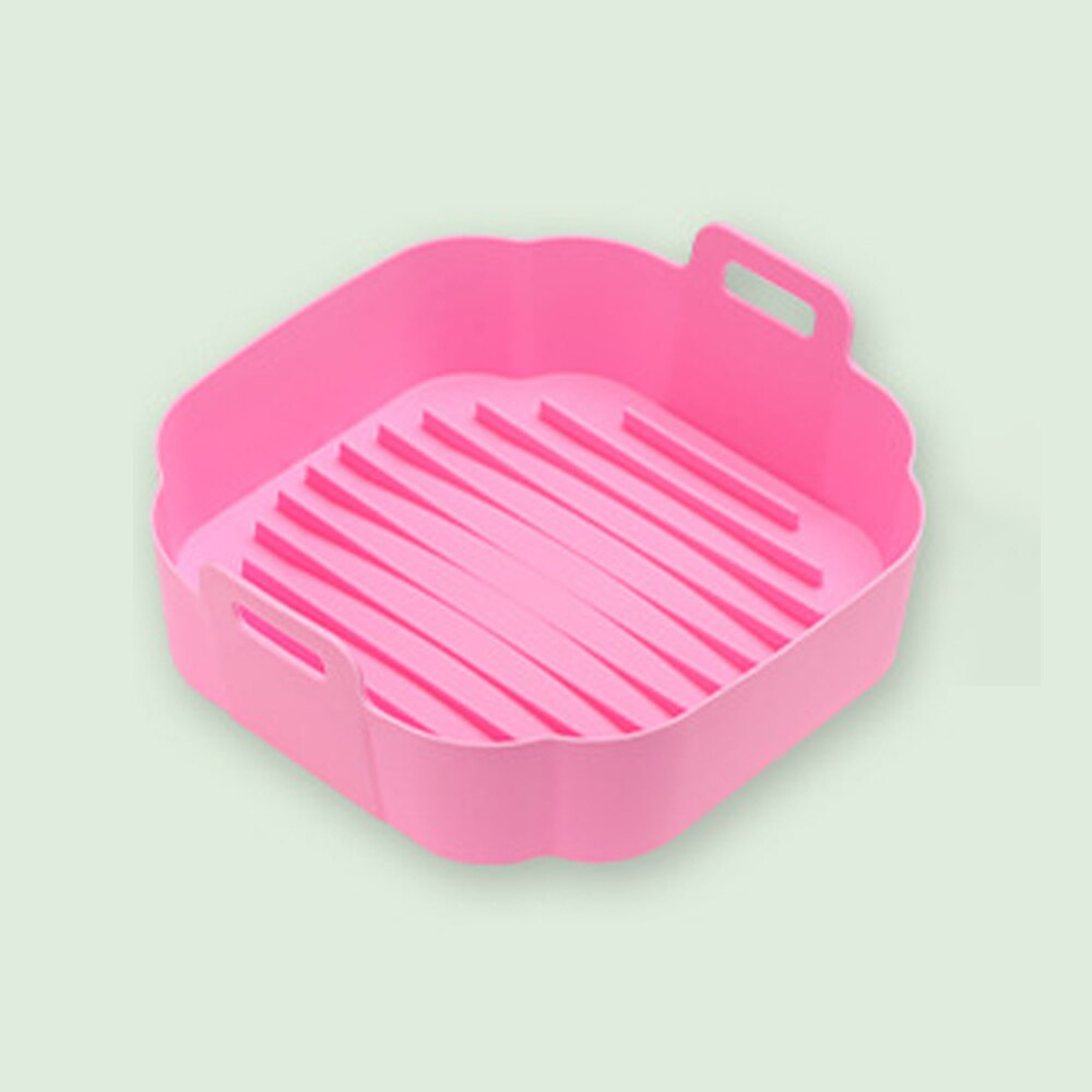 Silicone Air Fryer Liner 8.5inch Reusable Baking Basket Non-Stick Pizza Chicken Plate Grill Pan Kitchen Airfryer Accessories - Provence Home Living Store