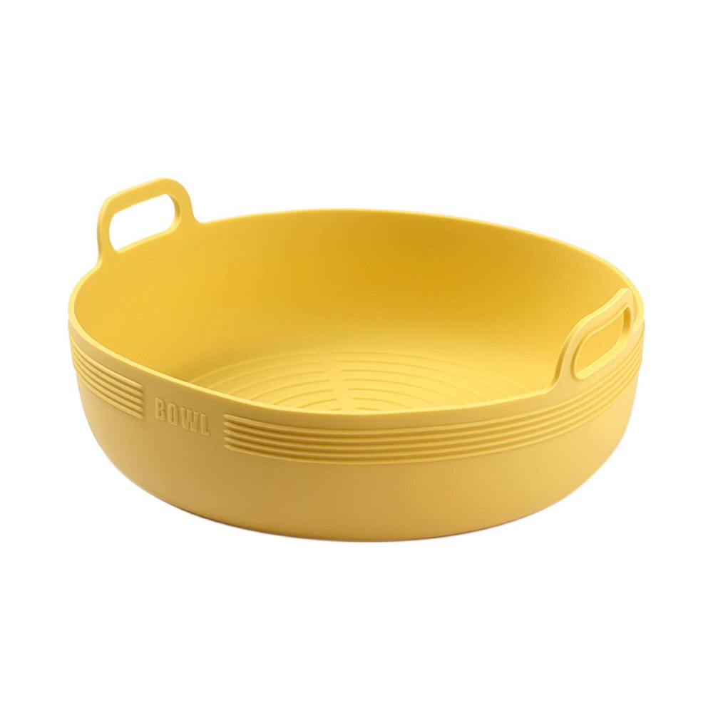 Reusable Grill Pan Silicone Air Fryer Pot Tray Chicken Basket Baking Tray Salad Bowls Kitchen Accessories For Oven Microwave - Provence Home Living Store