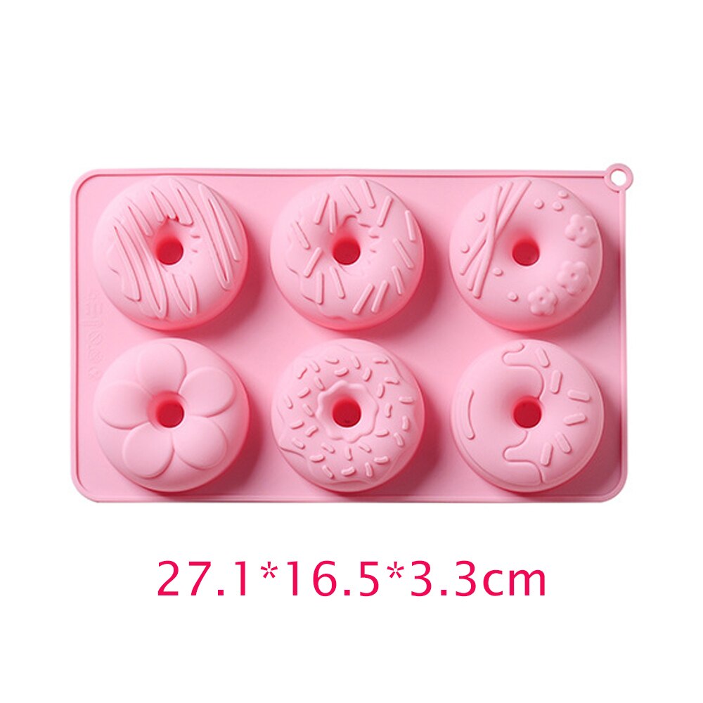 Silicone Donut Mold Non-Stick Doughnut Pastry Molds Baking Pan Chocolate Cake Dessert DIY Biscuit Bagels Muffins Donuts Maker - Provence Home Living Store