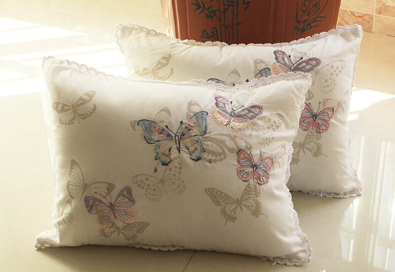 New cute pillow sofa cushion throw pillows for couch decorative bed pillows for living room Embroidered design lumbar pillow - Provence Home Living Store