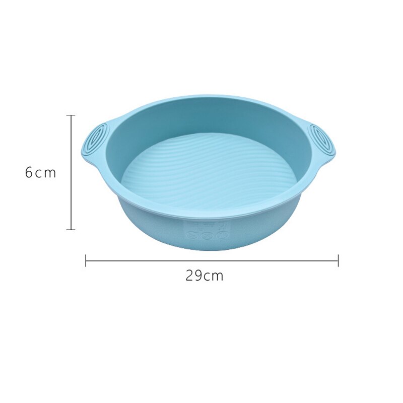 Silicone Cake Mold Round Shape Baking Tray Non-stick Bread Pan DIY Toast Chocolate Mold Jelly Pudding Mould Baking Tools - Provence Home Living Store