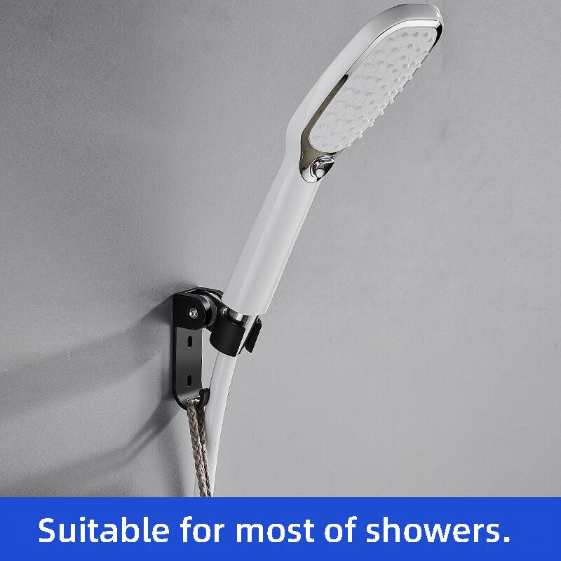 Universal Adjustable Hand Shower Holder Aluminum Alloy Wall Mounted Shower Head Bathroom Seat Bracket - Provence Home Living Store