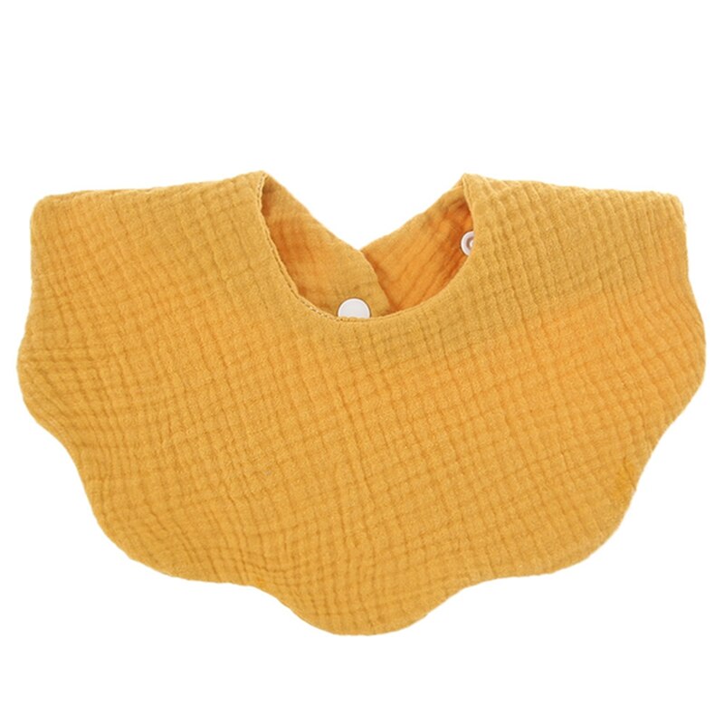 1PCS Baby Feeding Bib Wave Shape Bandana Burp Cloth Scarf Printed Soft Pure Cotton Absorbent Saliva Towel Breathable Apron - Provence Home Living Store