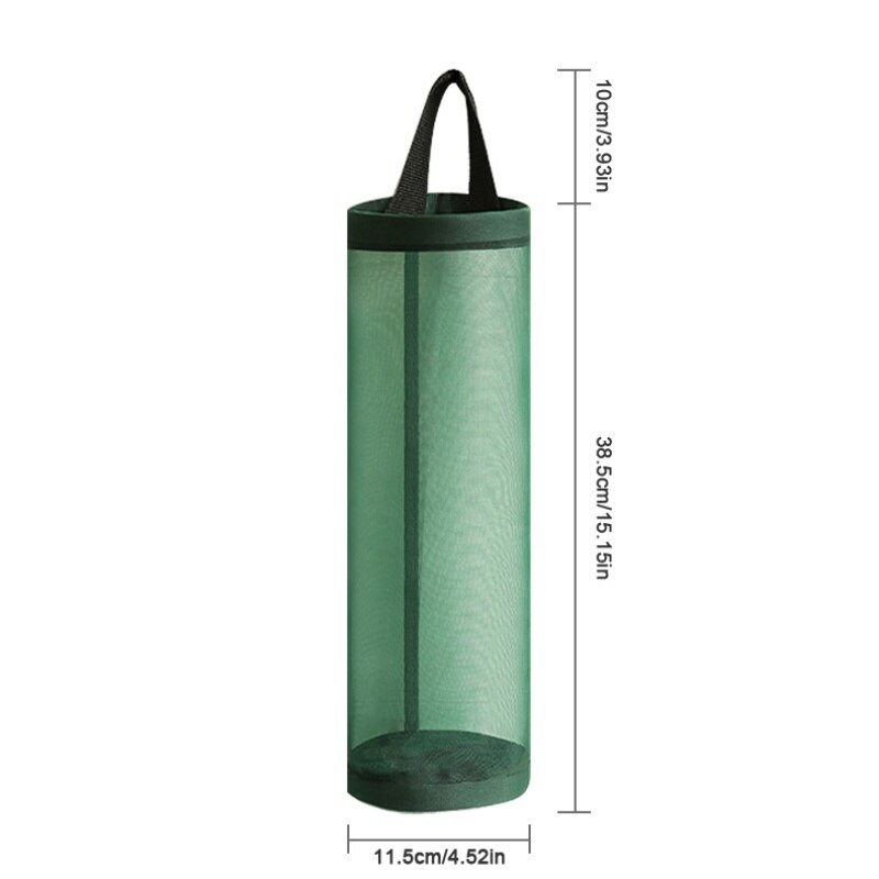 Home Trash Bag Hanging Storage Pouch Plastic Bags Organization Kitchen Dispenser Garbage Bags Wall Mounred Grocery Holder - Provence Home Living Store