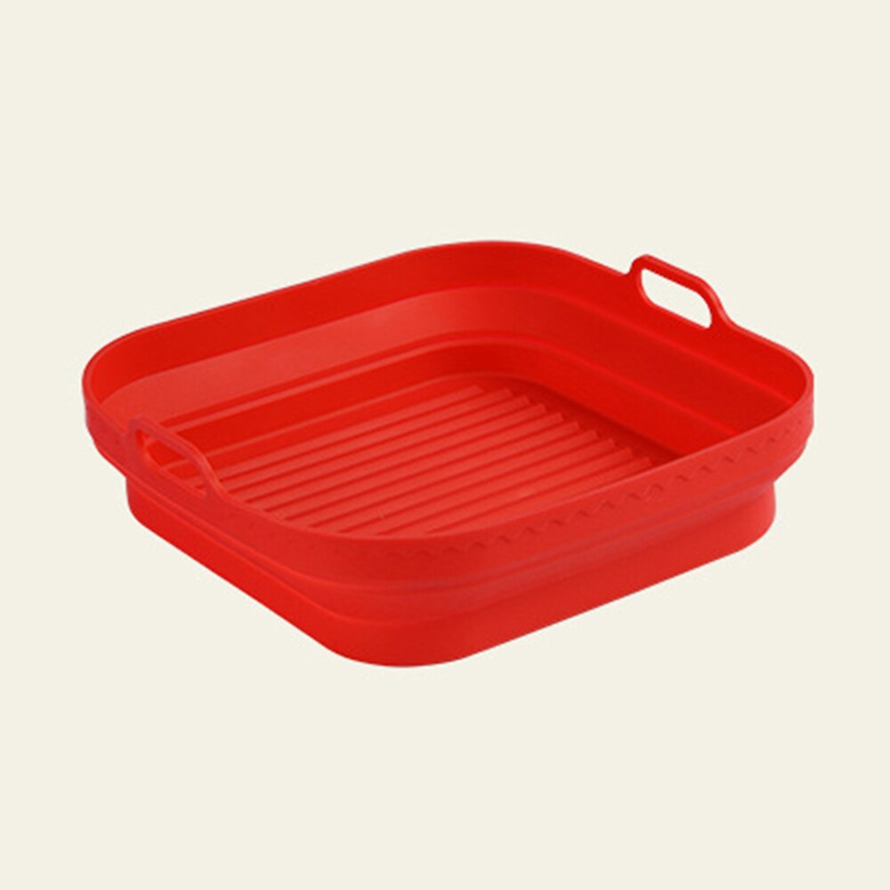 8 inch Foldable Air Fryer Silicone Pot Tray Reusable Air Fryers Silicone Basket Liners for AirFryer Oven Baking Accessories - Provence Home Living Store